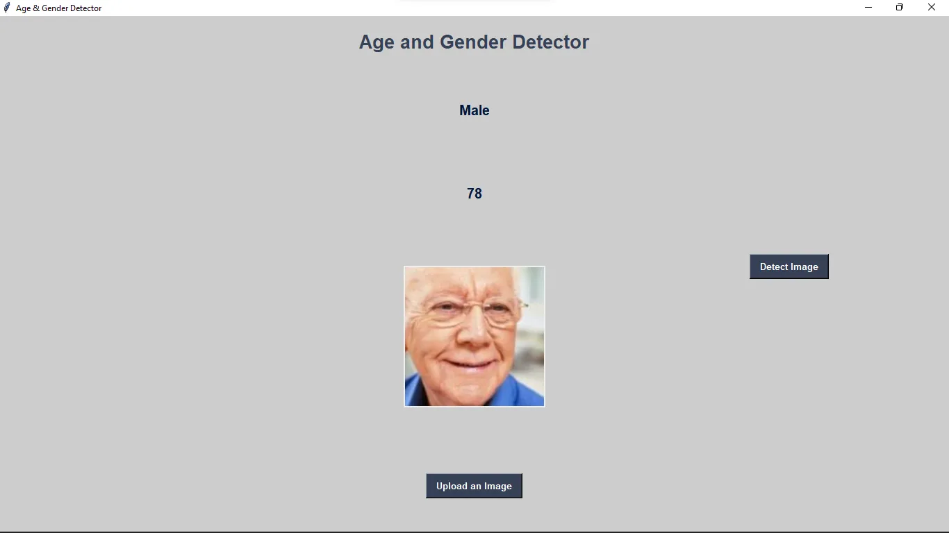 Desktop app: male, age 78
