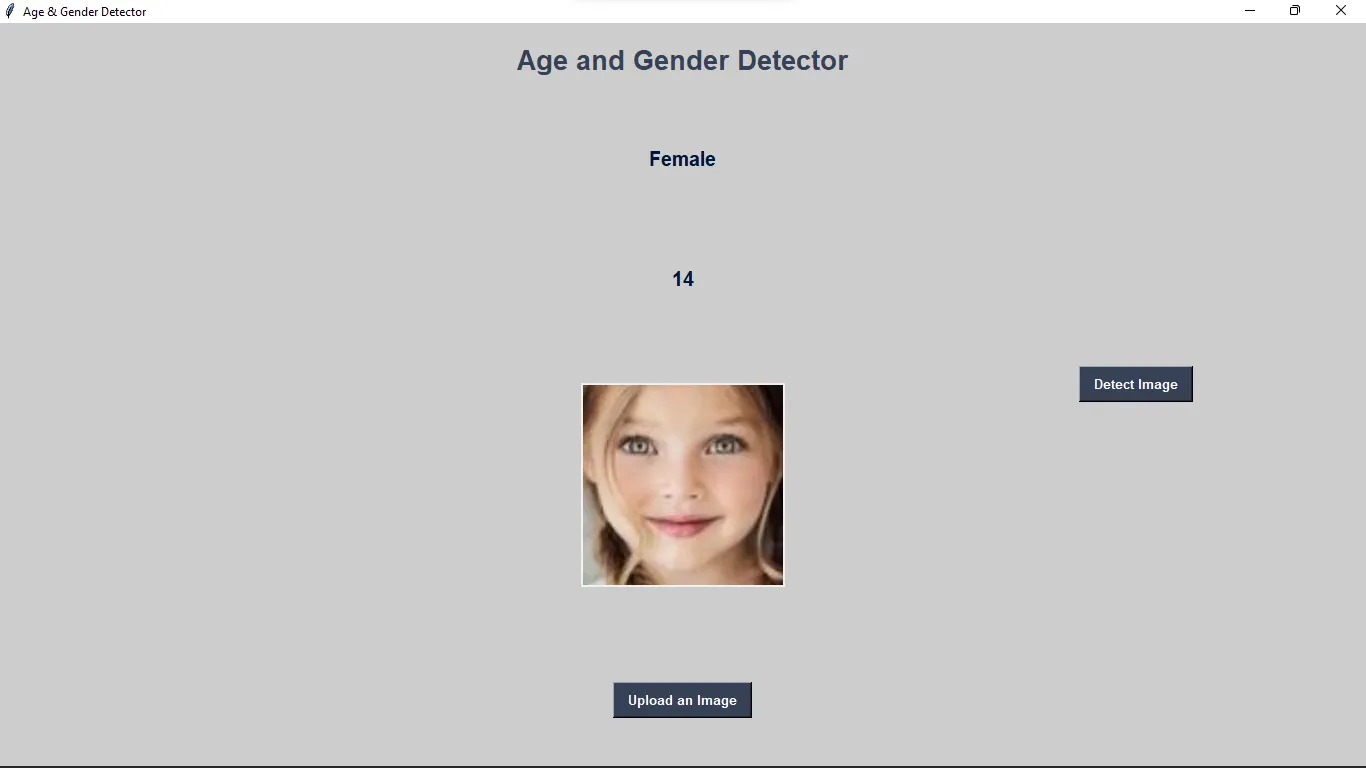 Desktop app: female, age 14